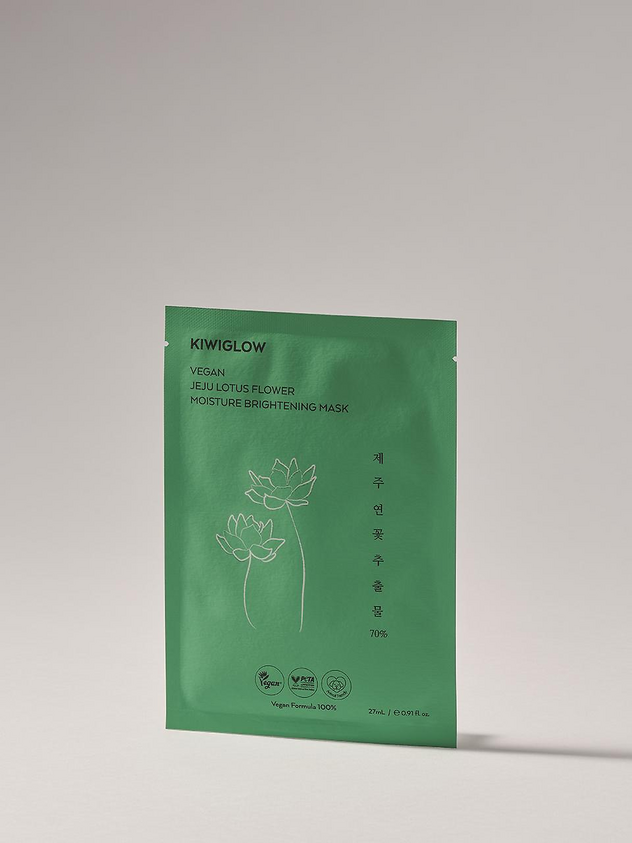 [10 sheets] Vegan Jeju Lotus Moisture Whitening Mask