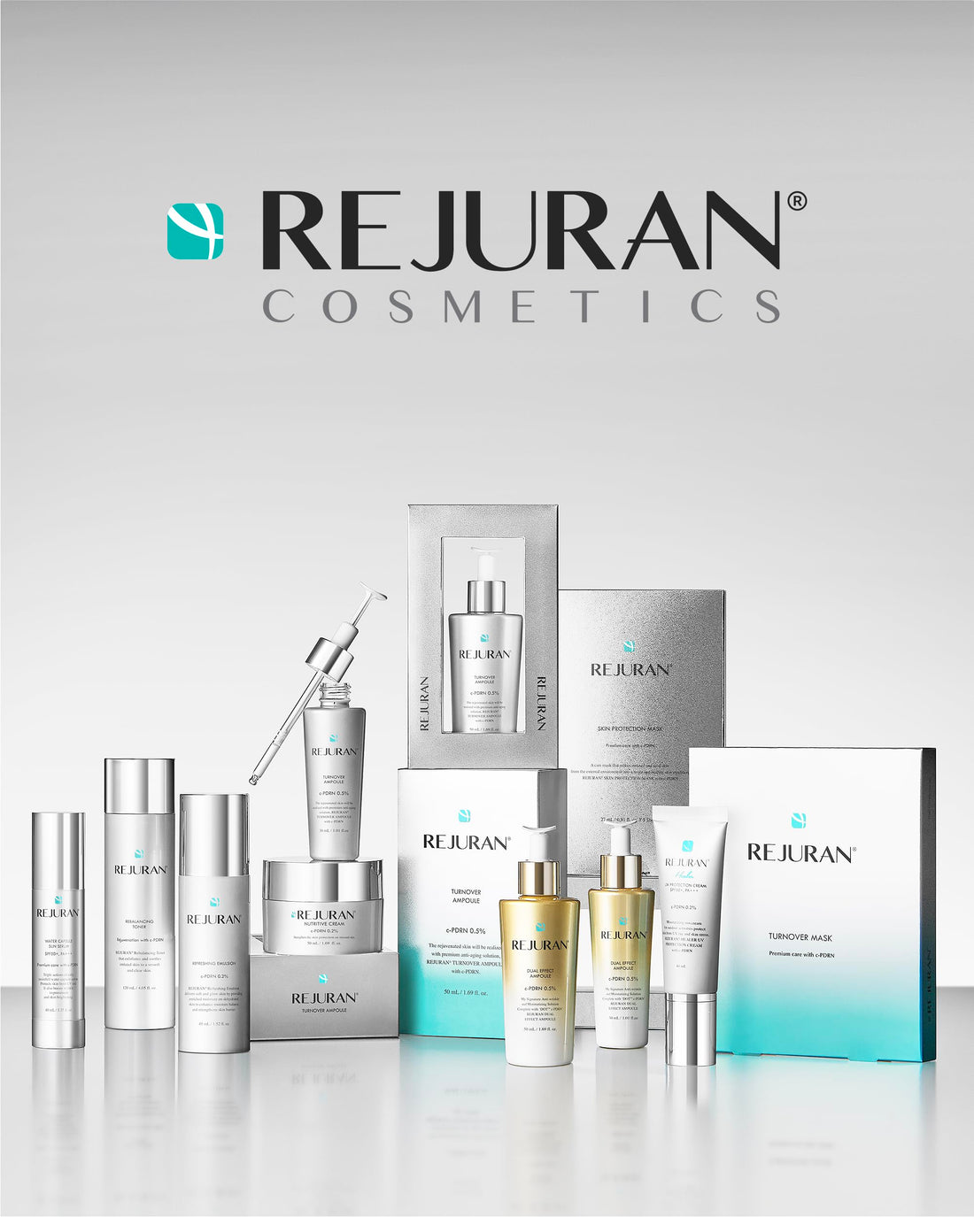 قناع حماية البشرة REJURAN، c-PDRN (5 أوراق في كل علبة)
