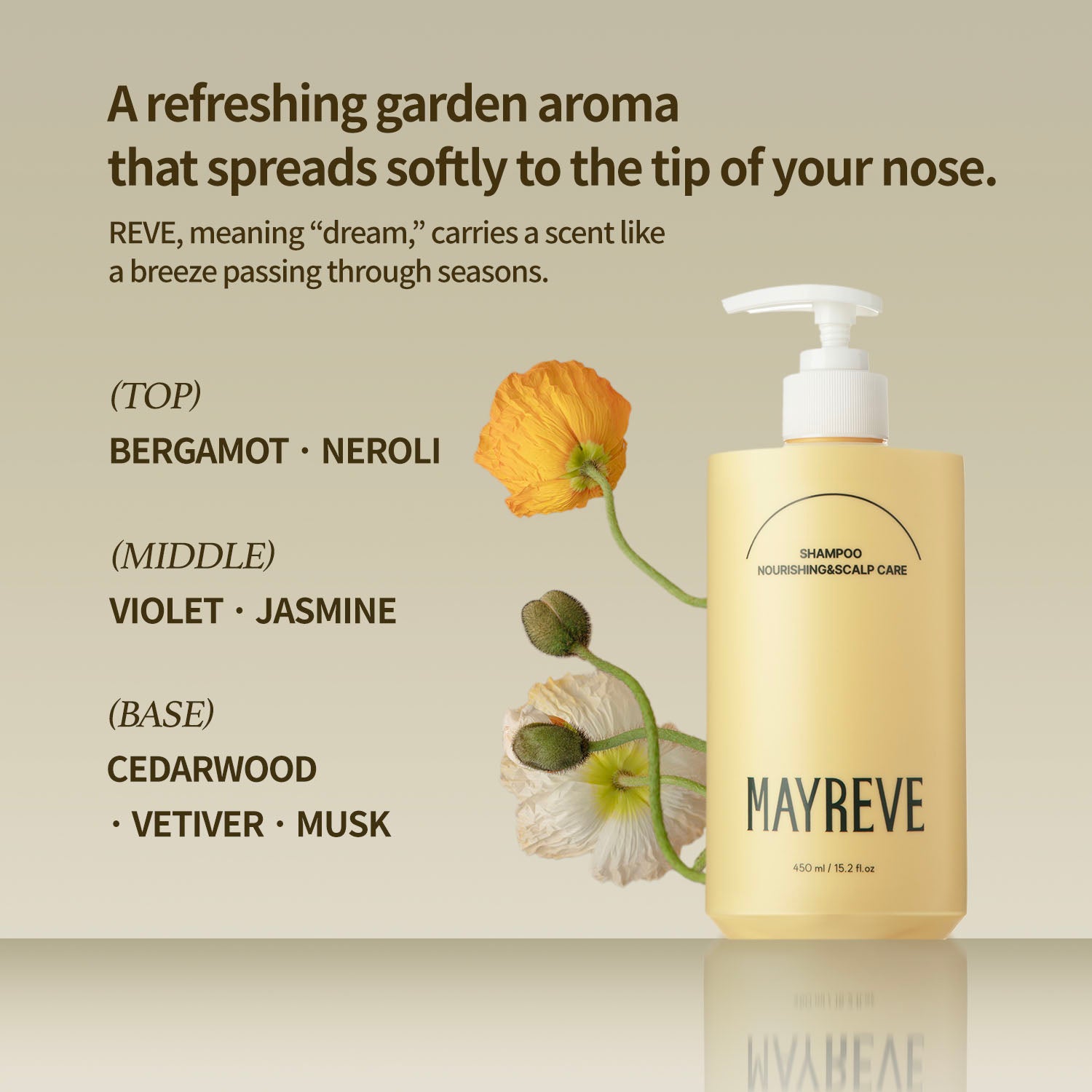 MAYREVE Nourishing & Scalp Care Shampoo - 450 ml