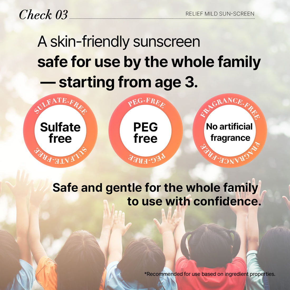 MAYREVE Relief Mild Sun-Screen