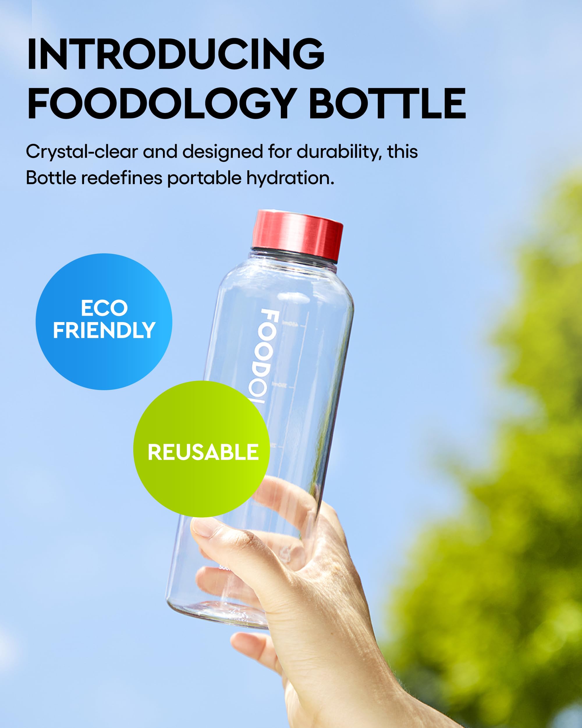 Drink Mix Bottle (Red, 16.9fl oz)