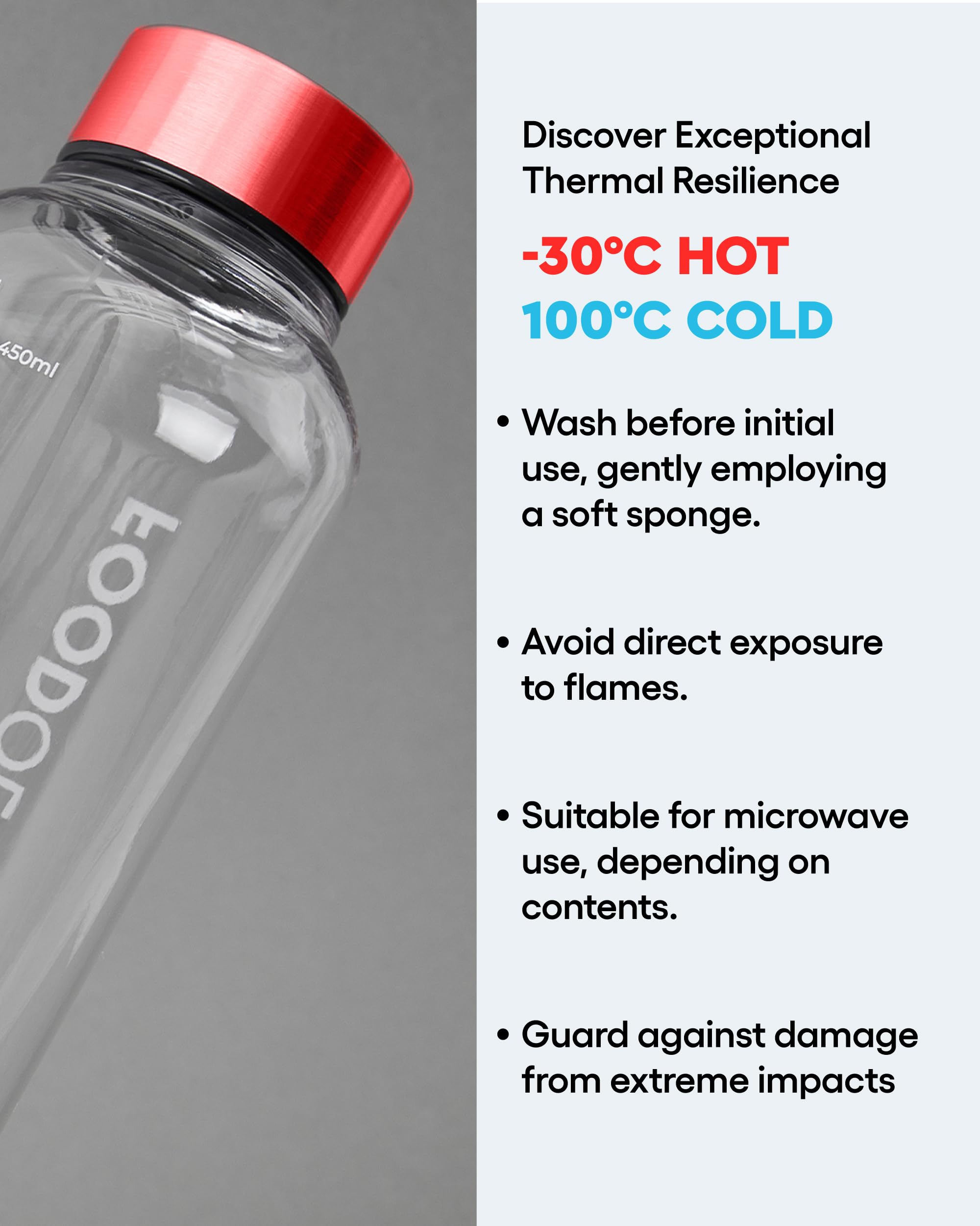 Drink Mix Bottle (Red, 16.9fl oz)