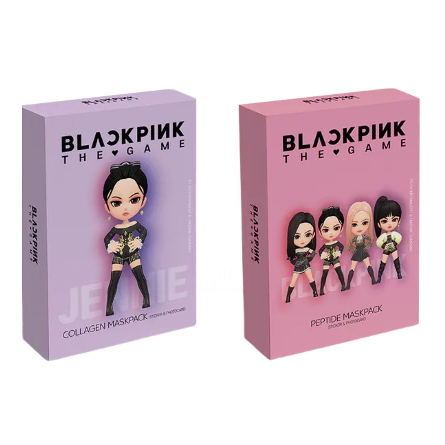 BLACKPINK MASKPACK 全4種類【ペプチド配 BLACKPINK MASKPACK 全4種類【ペプチド配